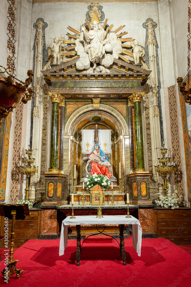 Fototapeta premium CAPILLA DE LOS DOLORES O DEL SANTÍSIMO CATEDRAL SALAMANCA