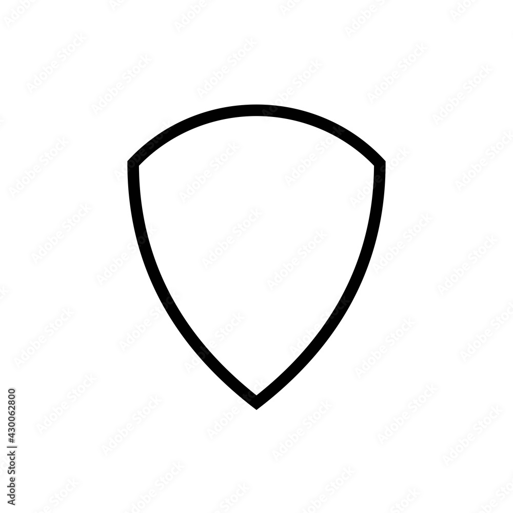 Shield Icon in trendy flat style isolated Shield Icon in trendy flat style isolated