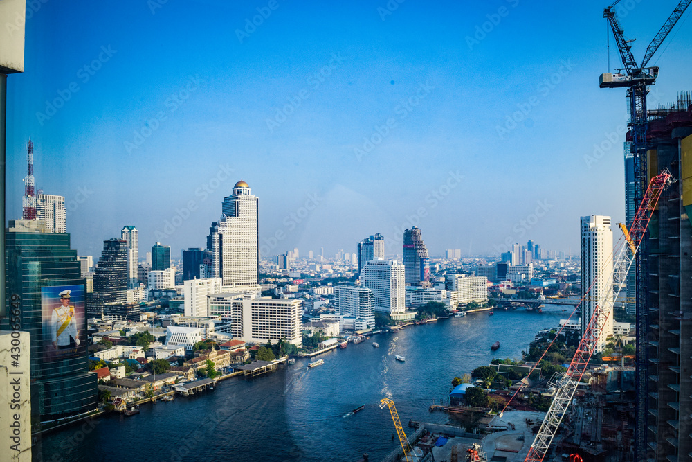 Obraz premium バンコクの夕暮れの情景