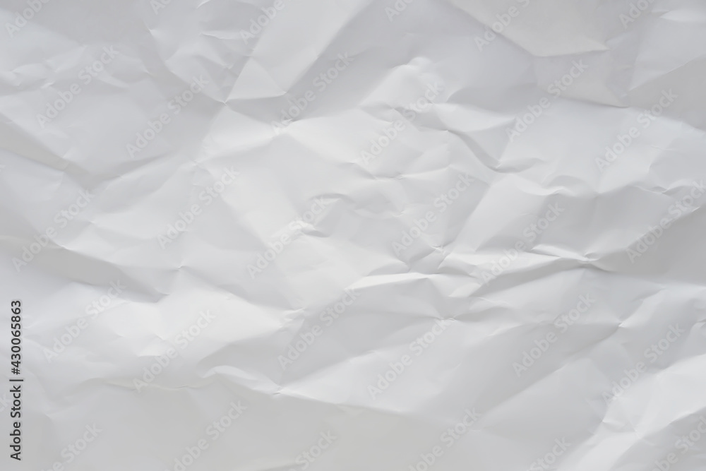 White crumpled paper texture background. White crumpled paper texture background.