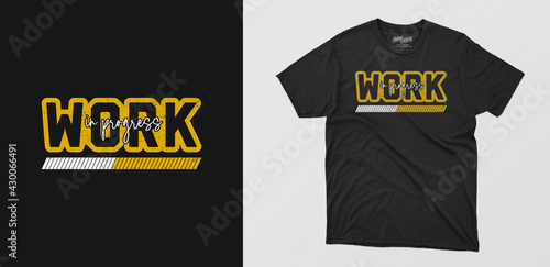 work typography modern t-shirt design. motivational quotes