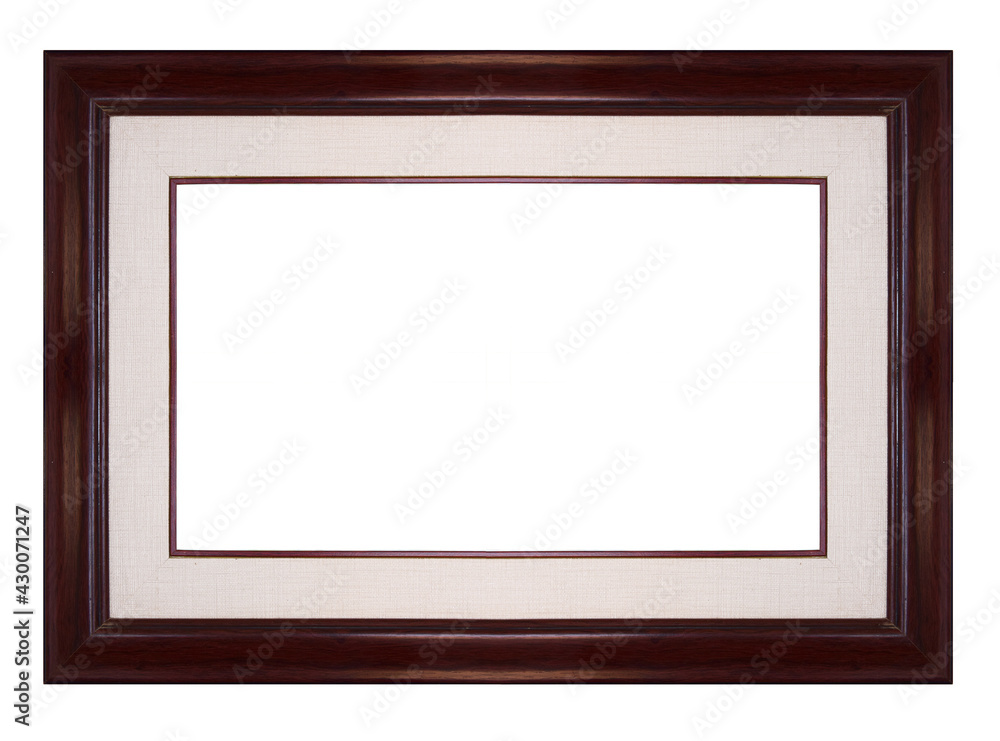 wood picture frame Isolated on white background wood picture frame Isolated on white background