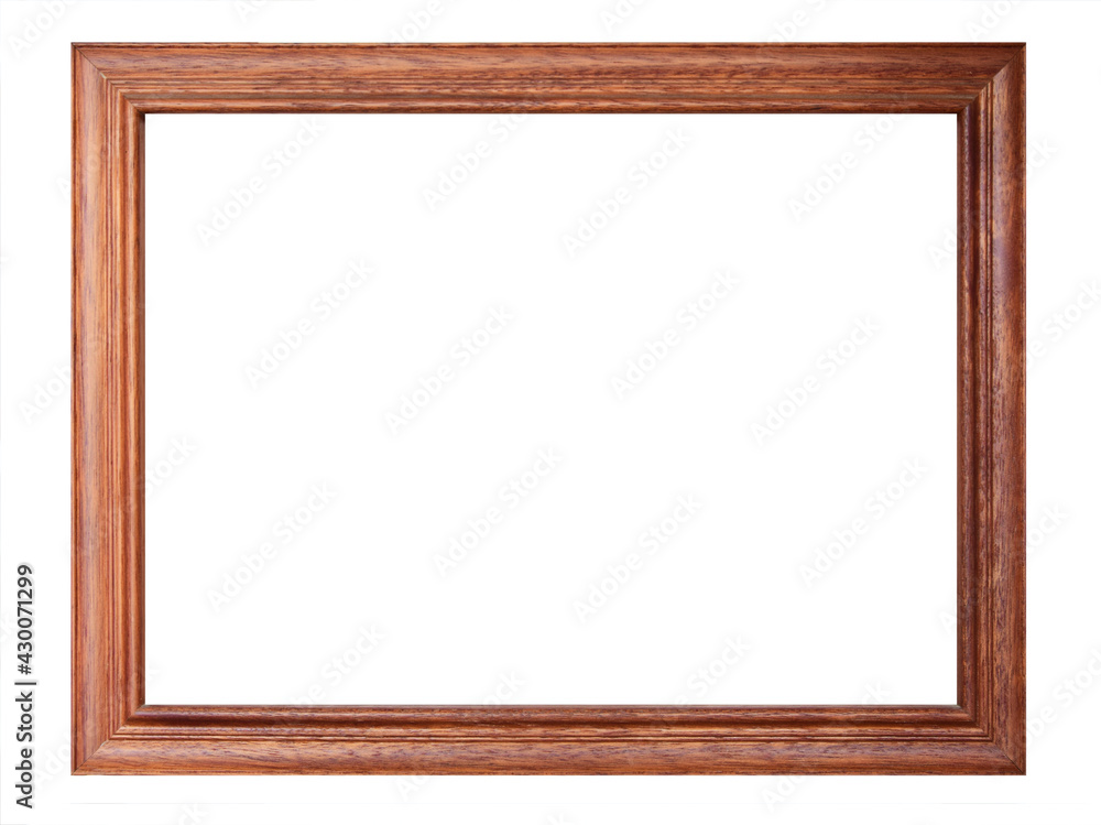 wood picture frame Isolated on white background wood picture frame Isolated on white background