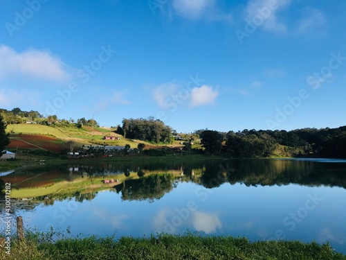 landscape with lake