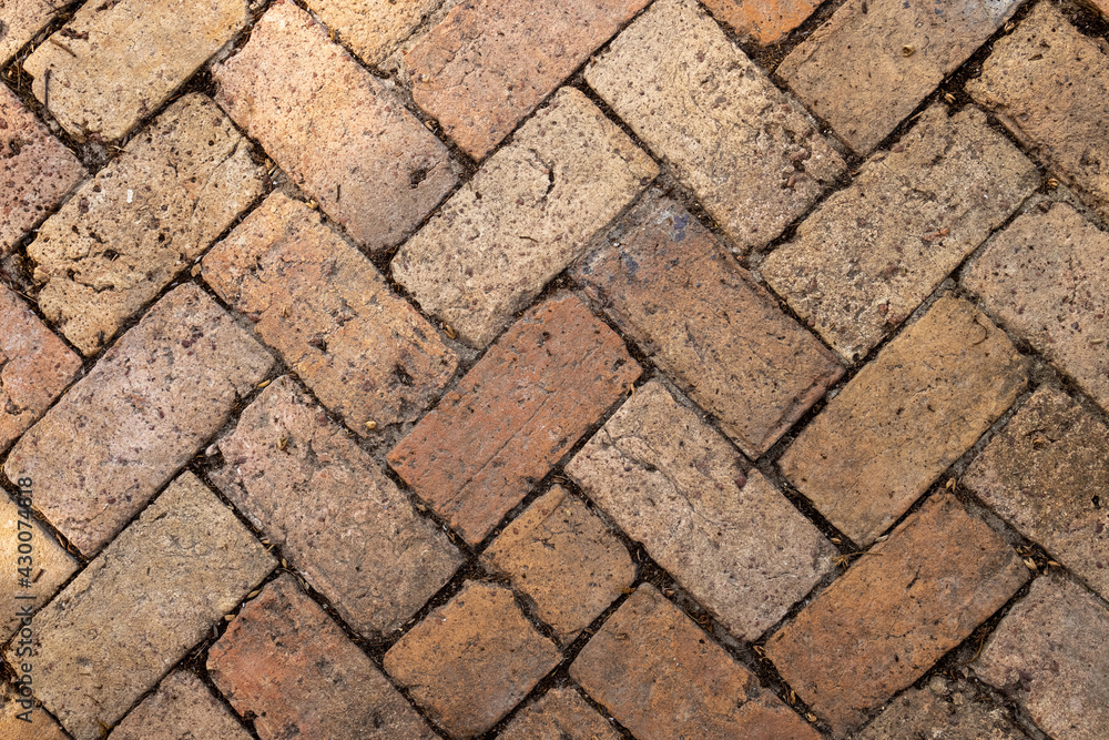 Dark brown old bricks wall. Dark brown old bricks wall.