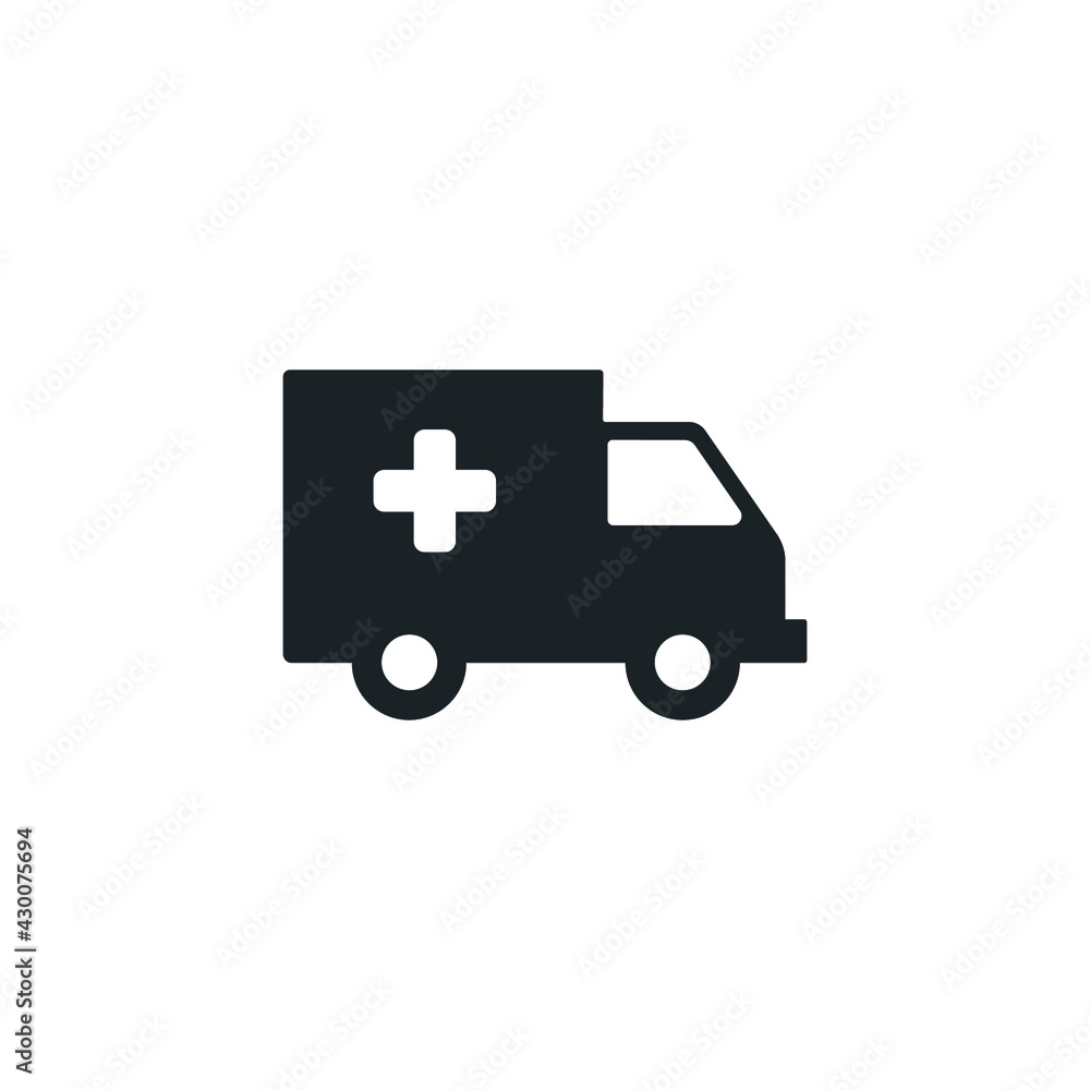 ambulance icon simple design element ambulance icon simple design element