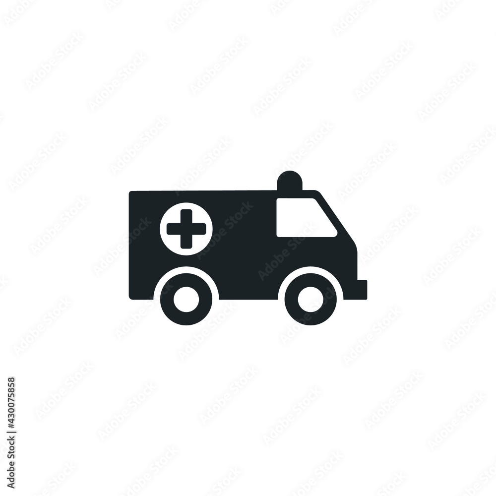 ambulance icon simple design element ambulance icon simple design element