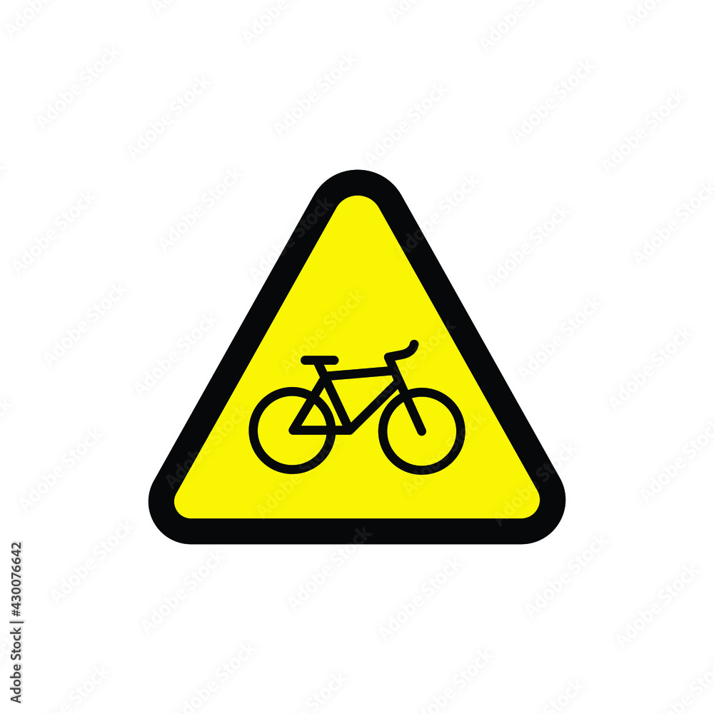 bicycle road sign bicycle road sign