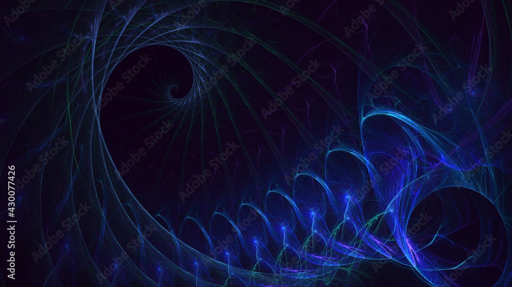 3D rendering abstract multicolor fractal light background 3D rendering abstract multicolor fractal light background