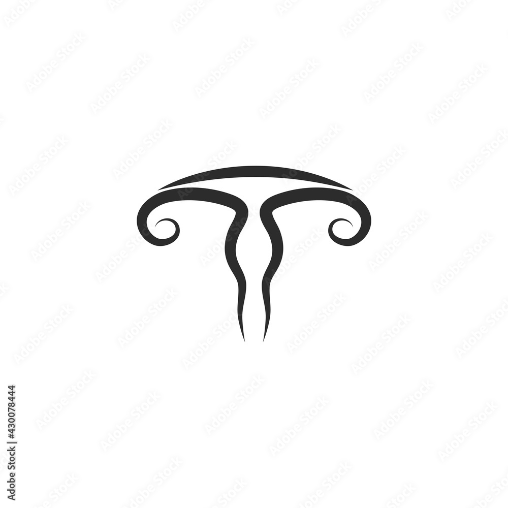 Fototapeta premium female reproduction icon vector illustration design