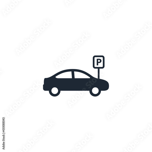 car parking icon symbol