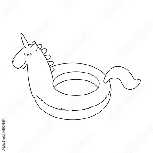 Water mattress vector icon.Outline vector icon isolated on white background water mattress.