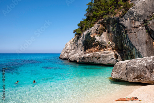 Cala Goloritze, una delle spiagge più belle della Sardegna, Baunei, Italia 