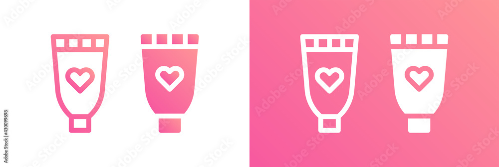Lotion icon vector illustration. Skincare product
