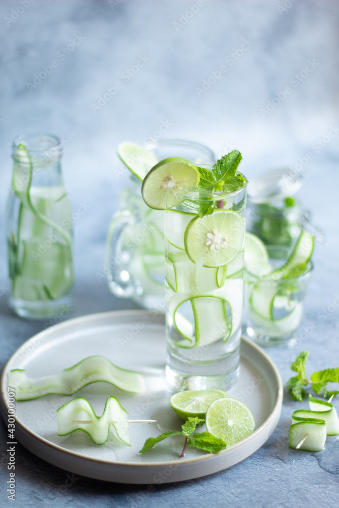 Cucumber Cooler - Cucumber drink - cucumber and lemon mocktail Cucumber Cooler - Cucumber drink - cucumber and lemon mocktail