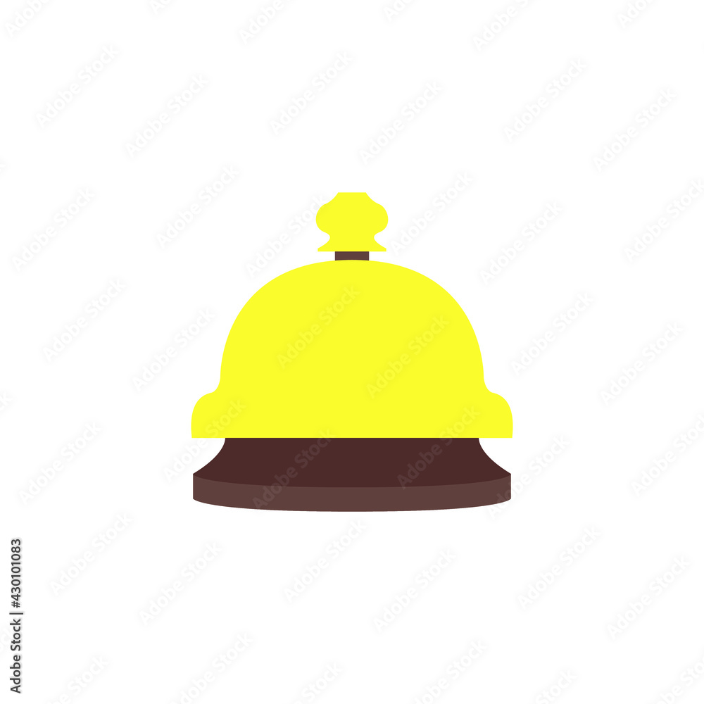 Bellhop Bell emoji vector illustration Bellhop Bell emoji vector illustration