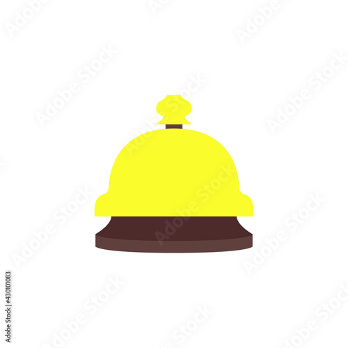 Bellhop Bell emoji vector illustration