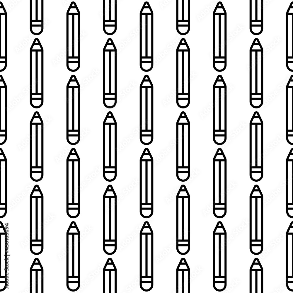 Art materials for craft design and creativity pattern background design with black and white colour