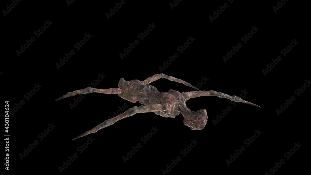 Fototapeta premium Siamese twins 3D Render