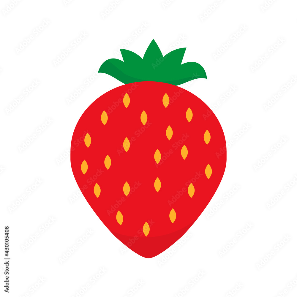 Strawberry vector illustration. Strawberry vector illustration.