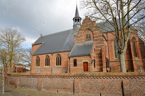 Catharijnekerk church, a protestant church in Heusden, North Brabant, Netherlands. Heusden is a fortified city located 19km far from Hertogenbosch photo