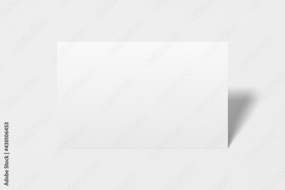 Blank customized white business card Blank customized white business card