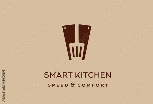 Smart Kitchen logotype for restaurant and cooking school