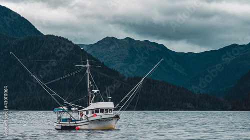 Fishing boat sailing from Sitka, Alaska