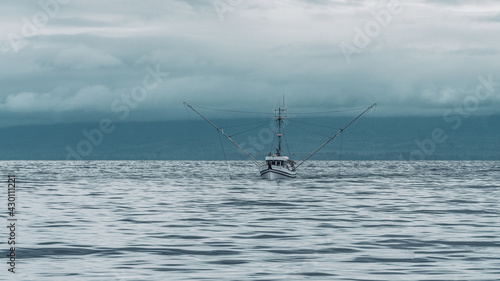 Fishing boat sailing from Sitka, Alaska