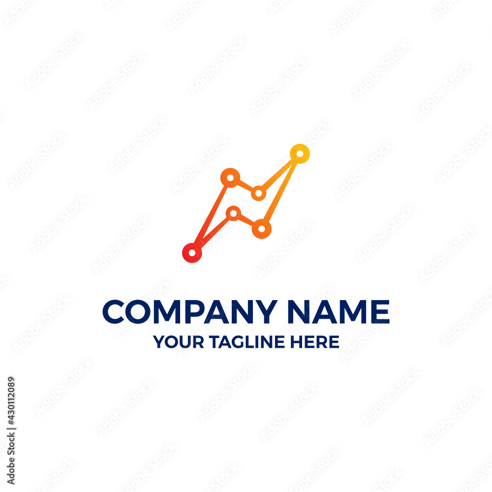Dot Technology Storm Lightning Vector Abstract Illustration Logo Icon Design Template Element Dot Technology Storm Lightning Vector Abstract Illustration Logo Icon Design Template Element