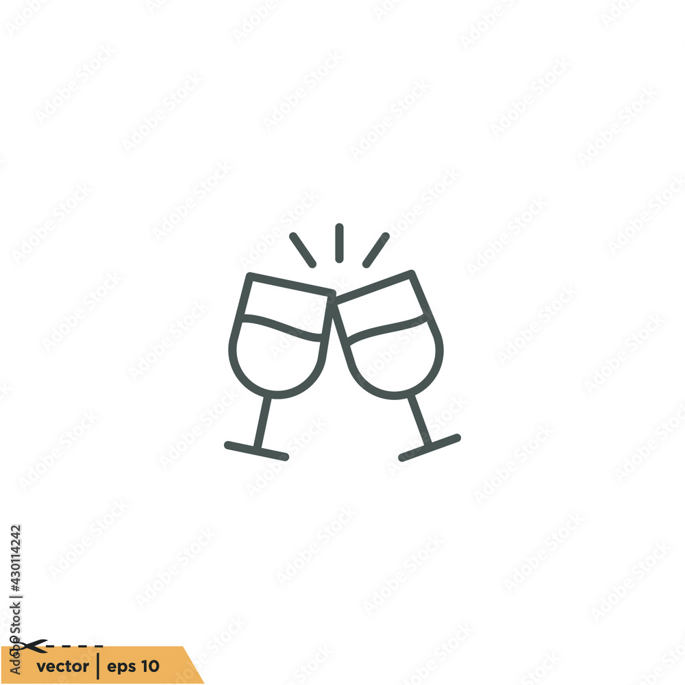 champagne icon vector illustration simple design element champagne icon vector illustration simple design element