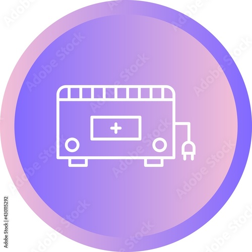 Unique Convector Line Vector Icon