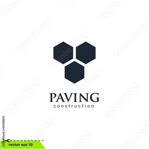 paving icon vector illustration simple design element