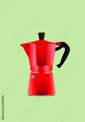 espresso machine, percolator, illustrator-file, editable, vector