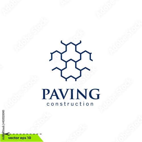 paving icon vector illustration simple design element