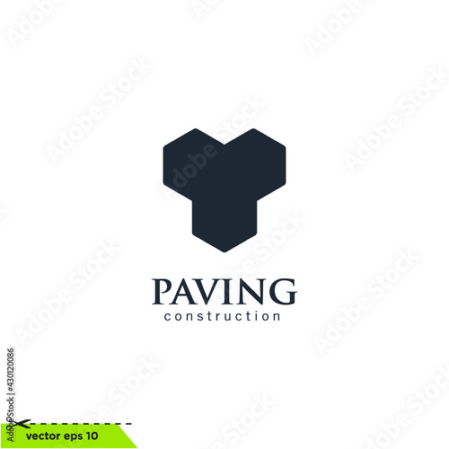paving icon vector illustration simple design element
