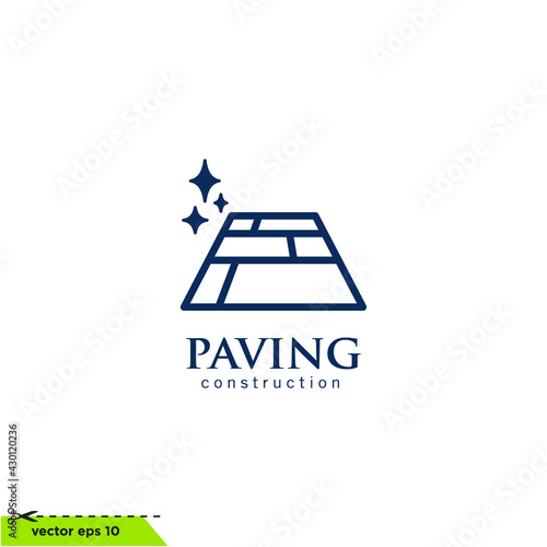 paving icon vector illustration simple design element