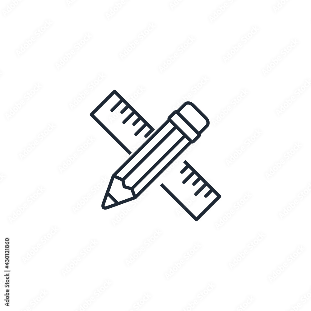 stationary icon vector illustration simple design element