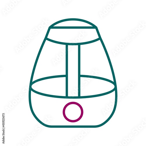 Unique Humidifier Line Vector Icon
