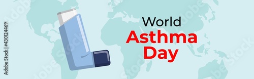 Vector illustration for world asthma day-4 may