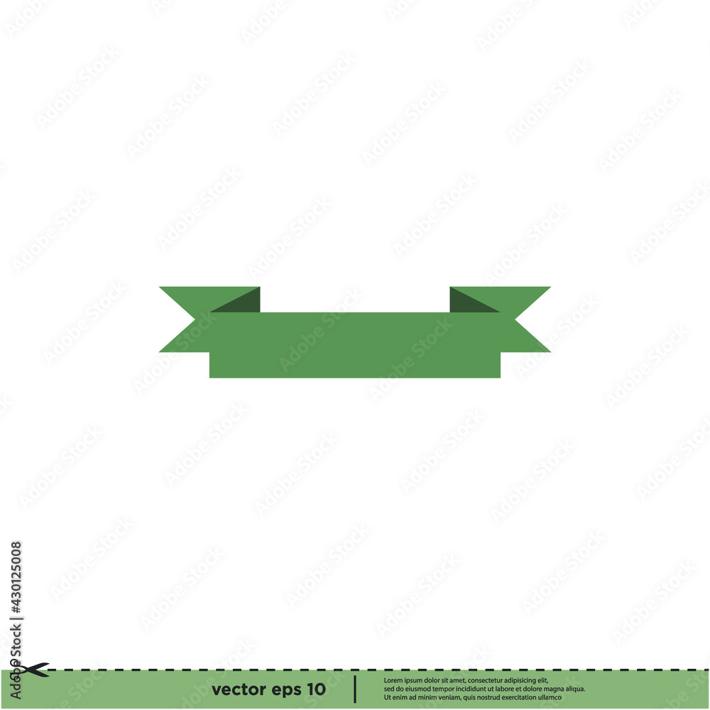 icon ribbon set, simple design element icon ribbon set, simple design element