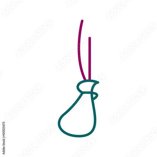 Unique Noose Line Vector Icon