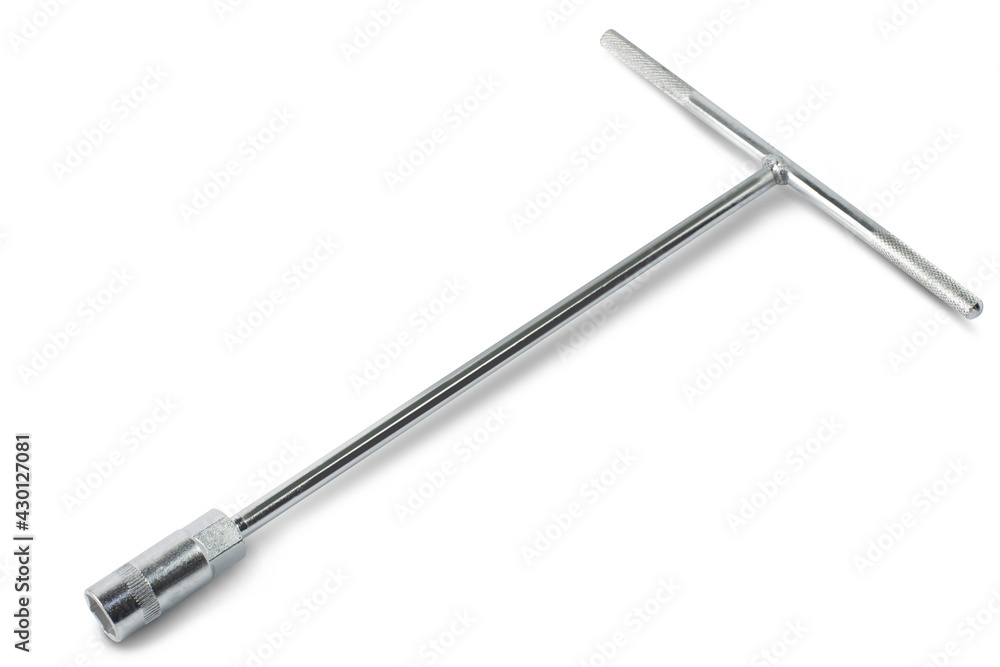 T-wrench on a white background,with clipping path T-wrench on a white background,with clipping path