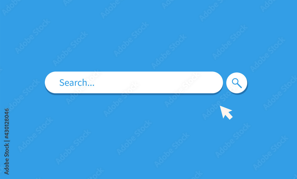 Search bar design element. Search Bar for website and UI, mobile apps. Vector illustration Search bar design element. Search Bar for website and UI, mobile apps. Vector illustration