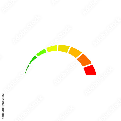 speedometer icon vector illustration simple design element