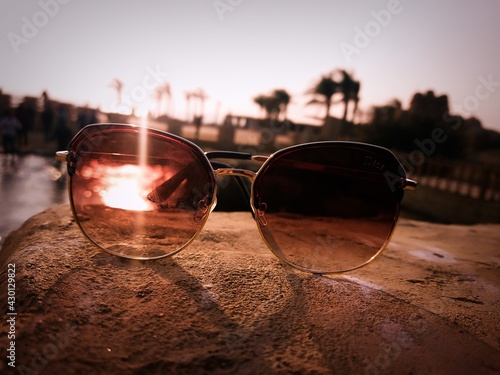 Wallpaper Mural sunglasses on the beach Torontodigital.ca
