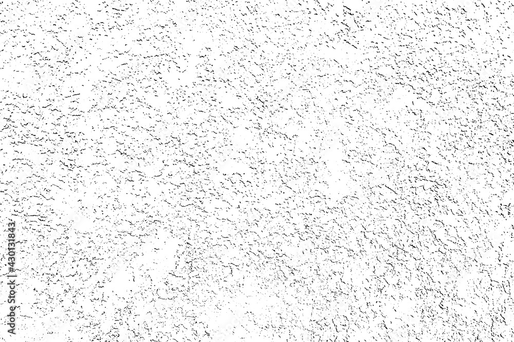 Distress pattern. Abstract grunge texture. Halftone background or overlay effect. Spotted design for vintage effect. Faded grainy backdrop. Perforated gradation brush. Rustic dust texture. Vector