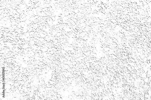 Distress pattern. Abstract grunge texture. Halftone background or overlay effect. Spotted design for vintage effect. Faded grainy backdrop. Perforated gradation brush. Rustic dust texture. Vector