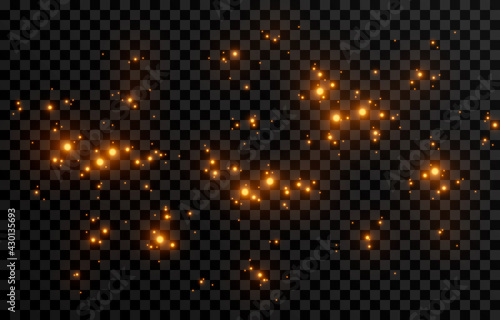 Vector magic glow. Sparkling light, sparkle sparkle Sparkling dust png. Sparkling magical dust. Christmas light.