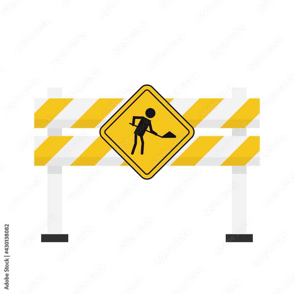 Construction sign. Construction logo design. Construction sign. Construction logo design.
